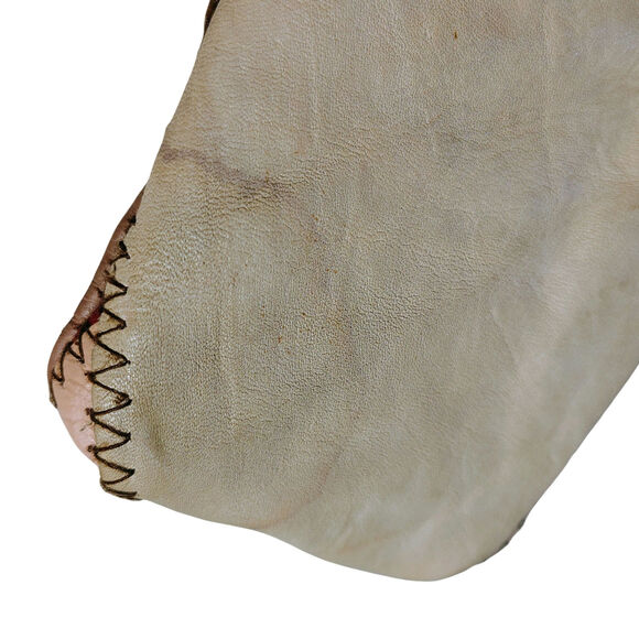 1970s Cigarette Holder Kiss Closure Pouch Pocket Patchwork Leather Multi-Color - Picture 6 of 7